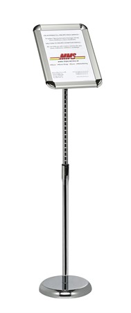 Infoställ A4, justerbar höjd